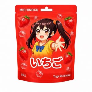 Желейный мармелад со вкусом клубники Michinoku