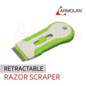 RETRACTABLE RAZOR SCRAPER